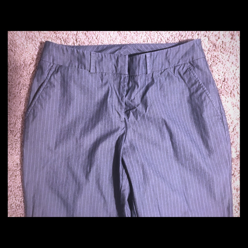 New York & C steel gray pinstripe pants size 2 Reg